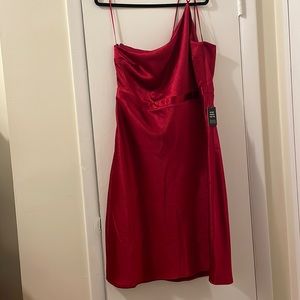 Red holiday dress